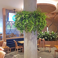 Football Clubhouse uses artificial greenery to set-off beautiful custom-built planters poplet image 5
