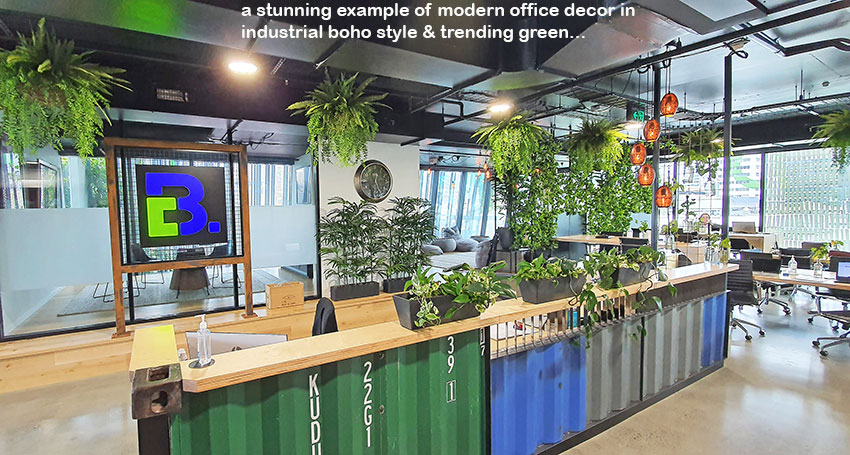Modern Office...trending green image 11