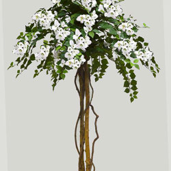 Bougainvillea Topiary- 1.6m light pink - artificial plants, flowers & trees - image 4