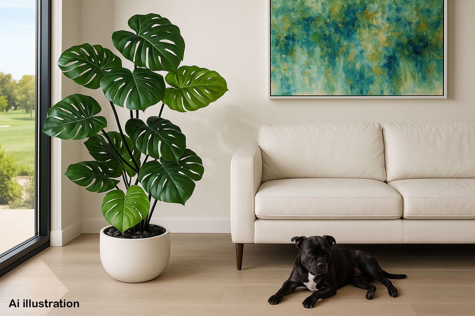 Swiss Cheese Plant [Monstera] 1.7m