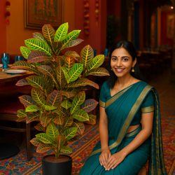 Croton 1.2m - artificial plants, flowers & trees - image 3