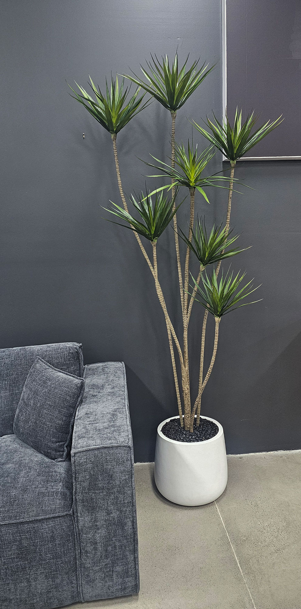 Planters- Duffle Pot med - black