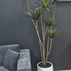 Planters- Duffle Pot med - black - artificial plants, flowers & trees - image 4