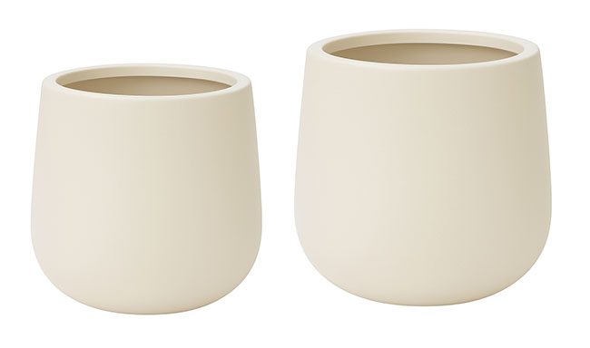 Planters- Duffle Pot med - off-white