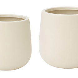 Planters- Duffle Pot med - off-white - artificial plants, flowers & trees - image 5
