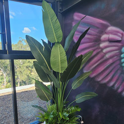 Heliconia Palms- 2.1m - artificial plants, flowers & trees - image 5