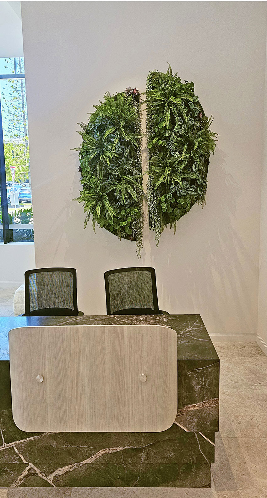 Moss & Fern wall-plaques 