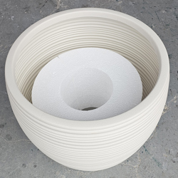 Planters- Ripple Pot lge  - artificial plants, flowers & trees - image 1