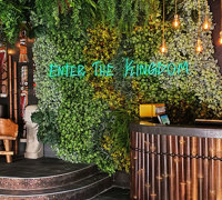 Nightclub goes "Jungle-Look"...