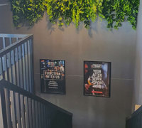Club 'greens-up' sunny Balcony Bar with latest UV-rated artificial plants...