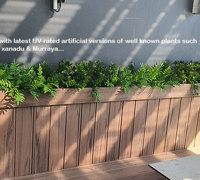 Club 'greens-up' sunny Balcony Bar with latest UV-rated artificial plants...