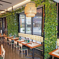 Cafe uses artificial green-vines for privacy screens & pergolas poplet image 3