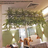 How to easily add artificial greenery to shelves... poplet image 3