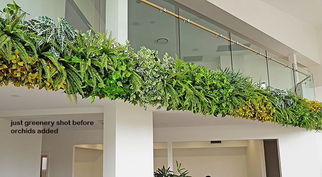 Long Green-Wall softens & brightens-up modern sales office... image 6