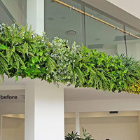 Long Green-Wall softens & brightens-up modern sales office... poplet image 5
