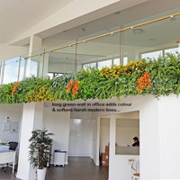 Long Green-Wall softens & brightens-up modern sales office... poplet image 6