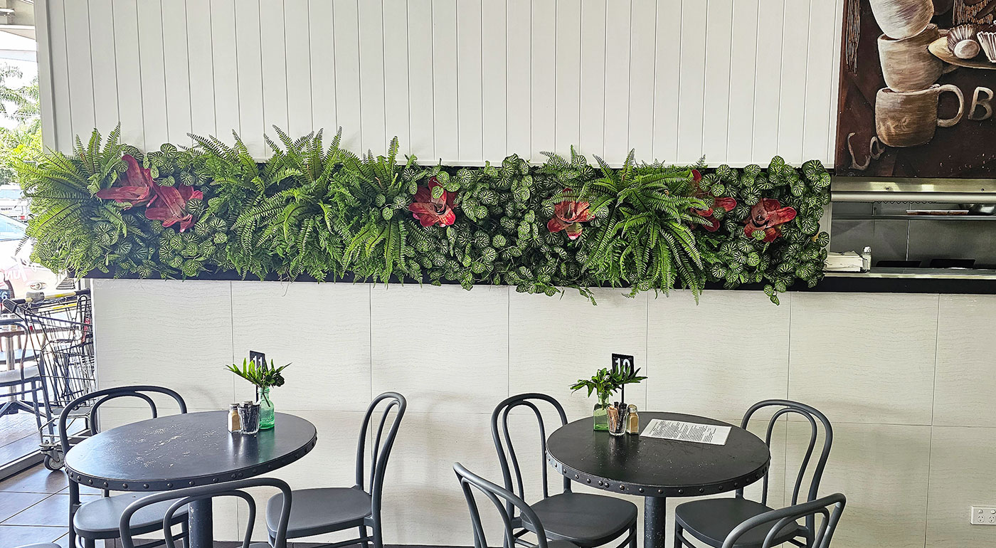 Brighten up Servery with greenery