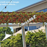 Full-Sun artificial Vines in exposed office complex courtyard... poplet image 2