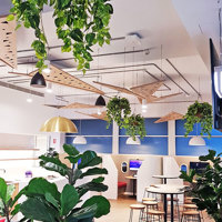 Green accents help unify adjacent office spaces... poplet image 6